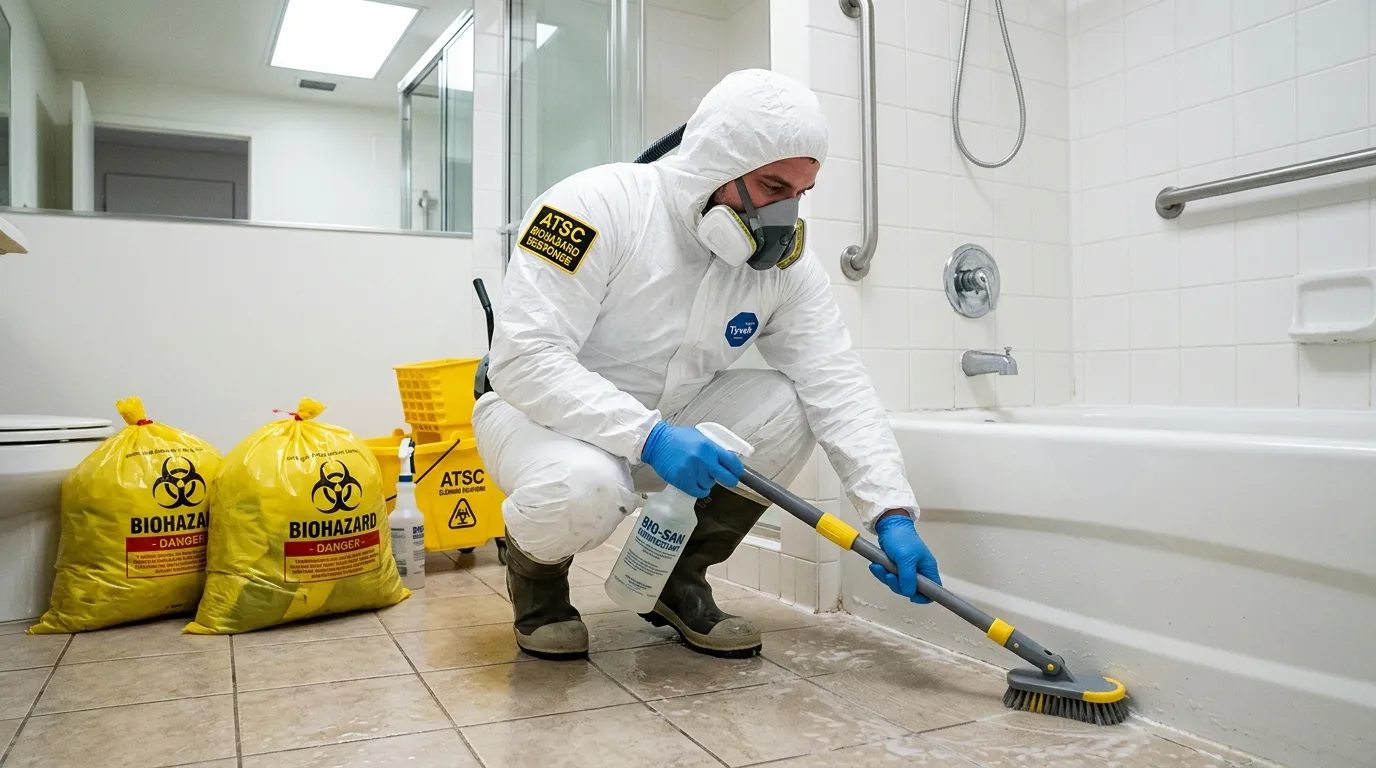 Decontamination equipment deployed for Blood Cleanup in Genoa